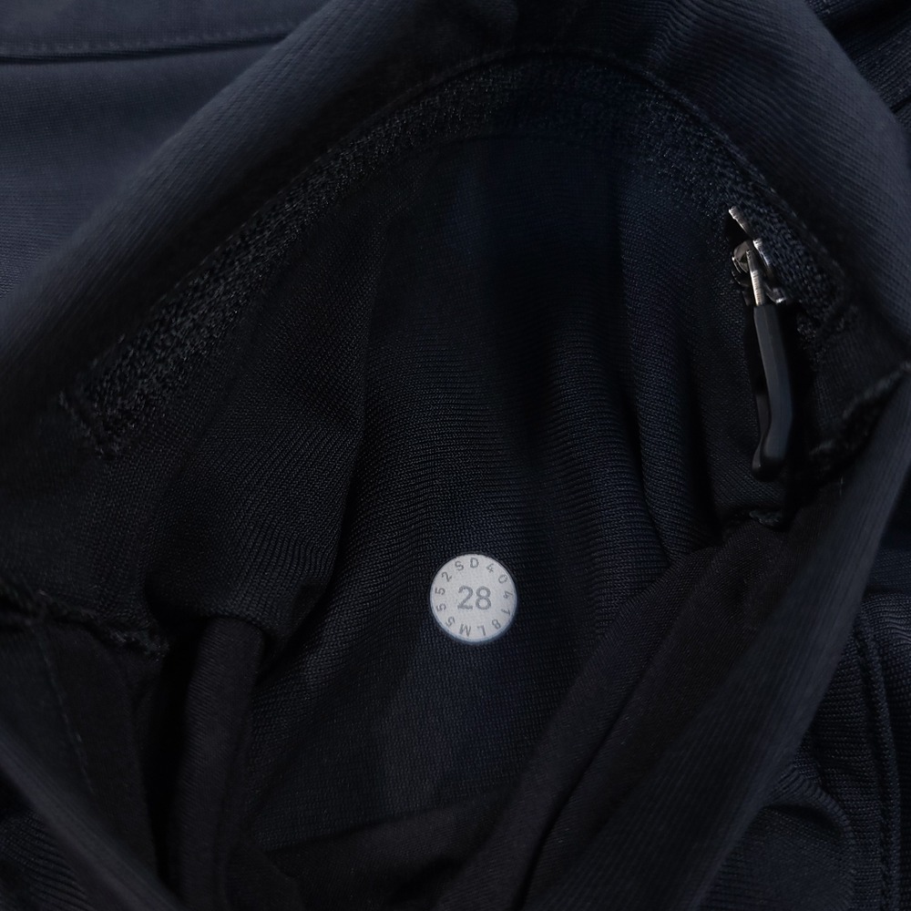 Lululemon ABC Pant Slim Men 28x32 Black Warpstreme 5-Pocket Trousers - Picture 10 of 10